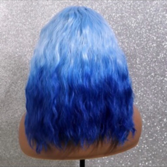 Blue ombré colored bob lace front wig *NEW*